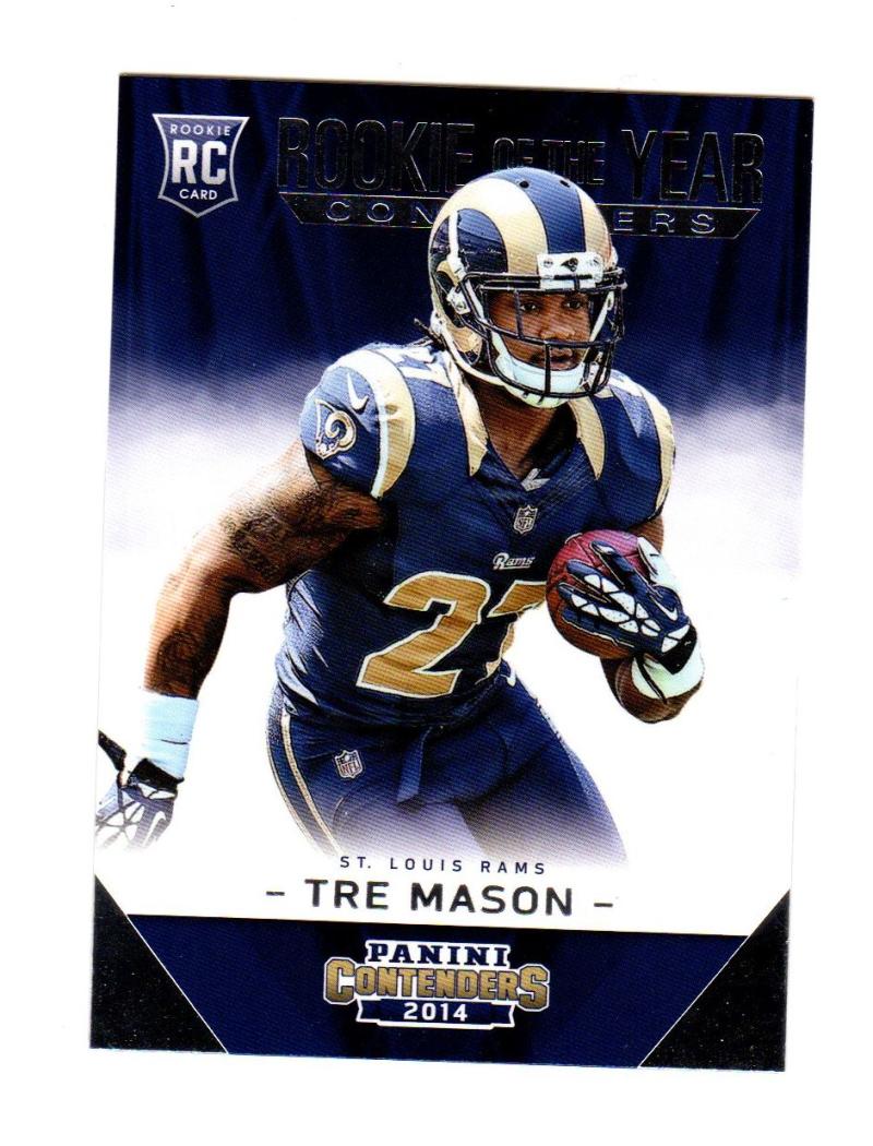 2014 Playoff Contenders Rookie of the Year Contenders Tre Mason #13 NM+ RC Rooki