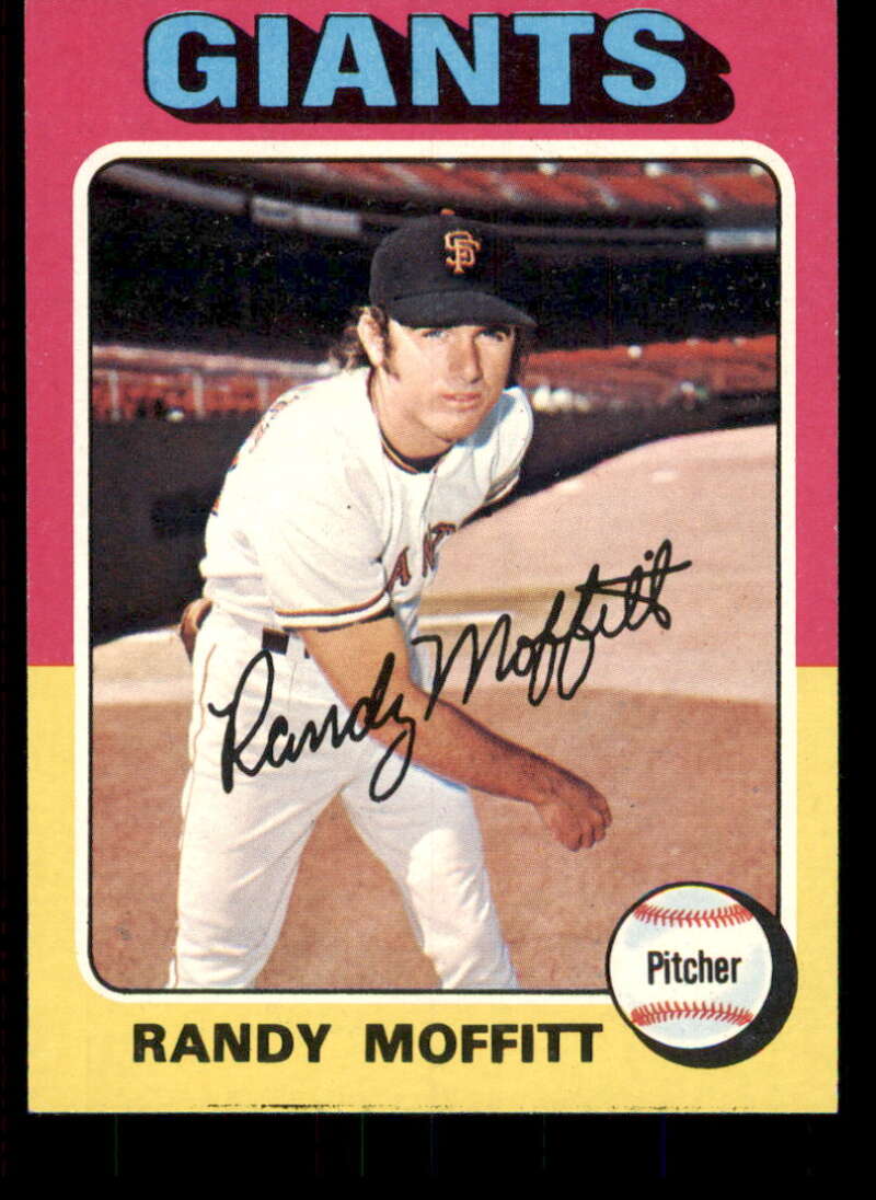 1975 Topps #132 Randy Moffitt VG/EX Very Good/Excellent